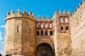 Medieval gate of San Andres in Segovia Royalty Free Stock Photo