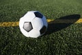 Low Angle View of Soccer Ball Royalty Free Stock Photo