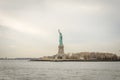 Low Angle View of Statue of Liberty Enlightening the World. Liberty Island, Manhattan, New York City, USA Royalty Free Stock Photo