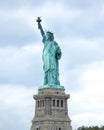 Low angle view of a statue, Statue of Liberty, Royalty Free Stock Photo
