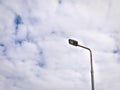 Street Lighting Post Against Cloudy Sky Royalty Free Stock Photo