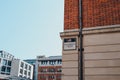 Low angle view of a street name sign on a building on Paternoster Square in the City of London, UK Royalty Free Stock Photo