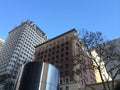 Low Angle Wideshot of Aparment Buildings