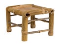 Low bamboo stool