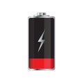 Low Battery Illustration Royalty Free Stock Photo