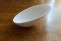 Low bowl with skew edge Royalty Free Stock Photo