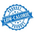 Low-calorie product grunge stamp Royalty Free Stock Photo