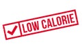 Low Calorie rubber stamp Royalty Free Stock Photo