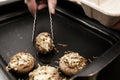 Low-calorie stuffed mushrooms Royalty Free Stock Photo