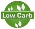 Low Carb Green Circle Leaves Royalty Free Stock Photo