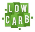 Low Carb Green Stripes Square Royalty Free Stock Photo