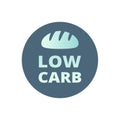 Low carb vector label