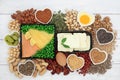 Low Cholesterol Heart Food High in Essential Fatty Acids Royalty Free Stock Photo