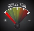 low cholesterol level illustration design
