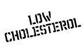 Low Cholesterol rubber stamp