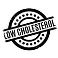 Low Cholesterol rubber stamp