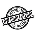 Low Cholesterol rubber stamp