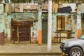 Low Class Damaged House Facade, Guayas, Ecuador