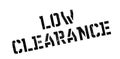 Low Clearance rubber stamp