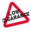 Low Clearance rubber stamp