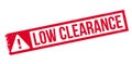 Low Clearance rubber stamp