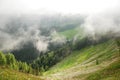 Low Cloud Over Carnic Alps Near Sauris Royalty Free Stock Photo