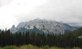 Low Cloud Over Carnic Alps Near Sauris Royalty Free Stock Photo