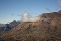 Low cloud over mountain Royalty Free Stock Photo