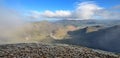 Misty winter morning of the Coledale Horseshoe