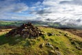 Low Clouds over the Bassenthwaite valley Royalty Free Stock Photo