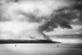 Exceptional Low Clouds  B/W Fine Art Royalty Free Stock Photo