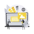 Low code development abstract concept vector illustration. Royalty Free Stock Photo