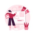 Low code development abstract concept vector illustration. Royalty Free Stock Photo