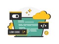 Low-code and no-code development simplify web creation, enabling users to build apps without coding skills. This