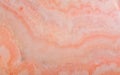 low-contrast orange and pink color agate closeup