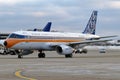 Low cost carrier JetBlue airlways Airbus A320 in retro vintage color