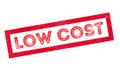 Low Cost rubber stamp Royalty Free Stock Photo
