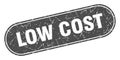 low cost sign. low cost grunge stamp. Royalty Free Stock Photo