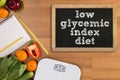 low glycemic index diet Royalty Free Stock Photo