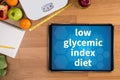 low glycemic index diet Royalty Free Stock Photo