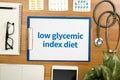 low glycemic index diet Royalty Free Stock Photo