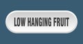 low hanging fruit button Royalty Free Stock Photo