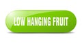low hanging fruit button. low hanging fruit sign. key. push button. Royalty Free Stock Photo