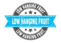 low hanging fruit stamp Royalty Free Stock Photo