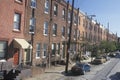 Low income apartment housing, Philadelphia, Pennsylvania Royalty Free Stock Photo