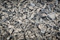 Low key background image of metal waste