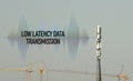 Low Latency Data Transmission in 5G Networks - High Speed Wireless Communication, Real Time Connectivity Royalty Free Stock Photo