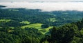 Low Lying Clouds Over the Shenandoah Valley Royalty Free Stock Photo