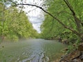 Misty Water over Smith River Royalty Free Stock Photo