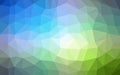 Low Poly abstract background with colorful triangular polygons